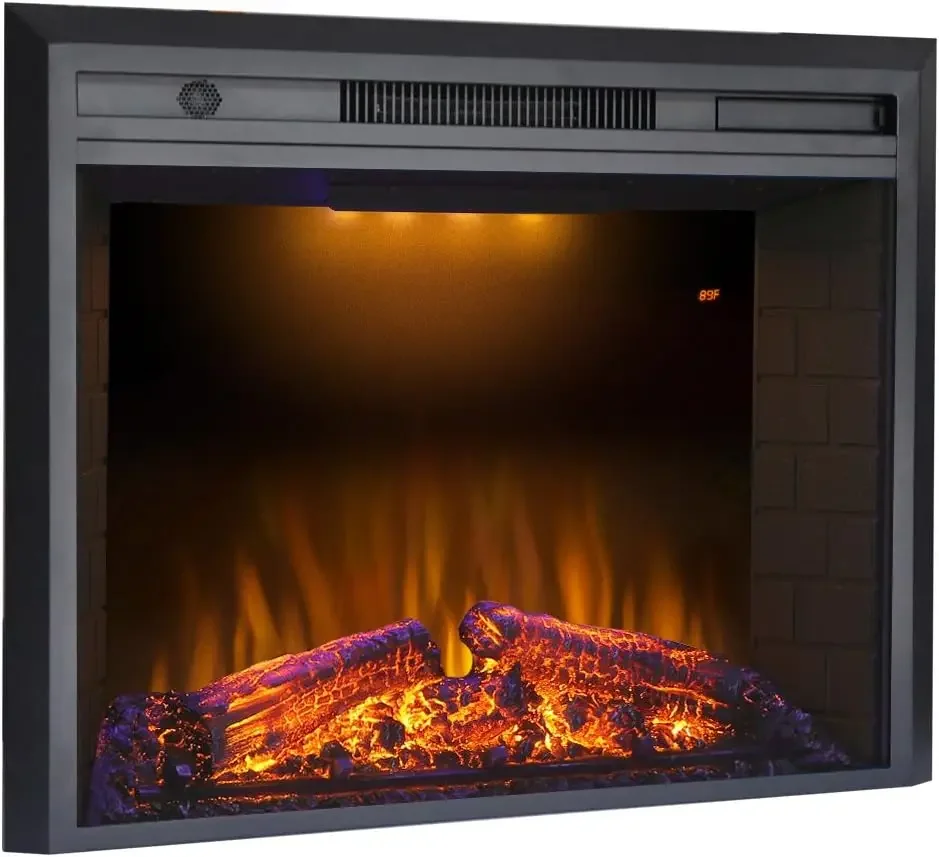 

Valuxhome Electric Fireplace, 36 Inches Fireplace Insert with Overheating Protection, Fire Crackling Sound, Remote Control, 750/