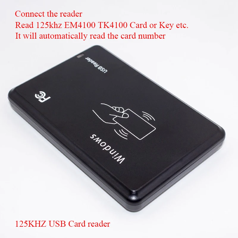 Smart RFID Card Reader 125KHz 13.56MHz ID IC Frequency Access Control USB Card Reader Encrypted Programmer Reader