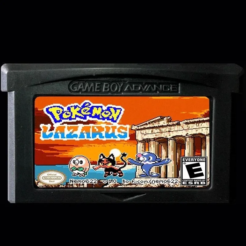 

GBA RTC Pokemon Pokemon Lazarus Английская игровая карта
