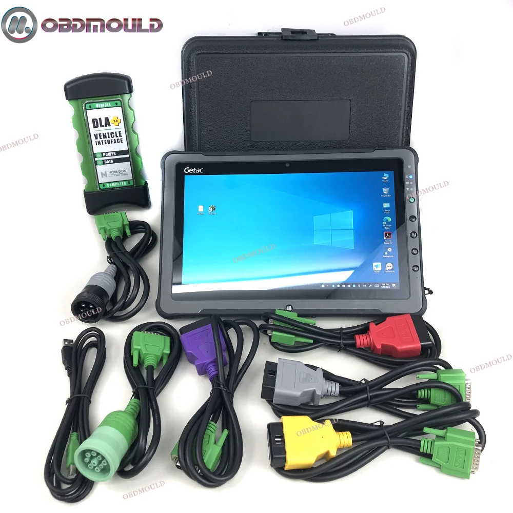 

Диагностический инструмент сканера грузовика для интерфейса автомобиля DLA 2,0, новейшее программное обеспечение, сверхмощный диагностический инструмент для DLA с планшетом F110