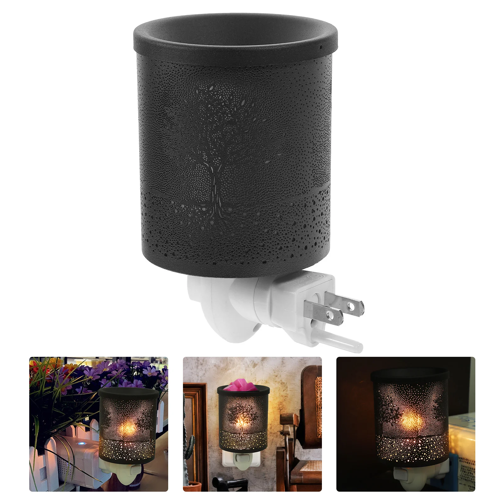 

Scented Wax Melting Burner Aromatherapy Wax Melt Warmer Indoors Electric Fragrance Diffuser Home Wax Melt Warmer Decor US Plug
