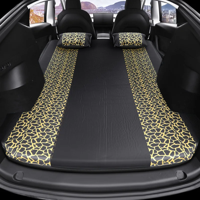 Acampamento Kit Colchão de Ar para Tesla, Modelo 3 e Y, camurça inflável Car Bed, Viagem ao ar livre, sono resto, Caminhadas