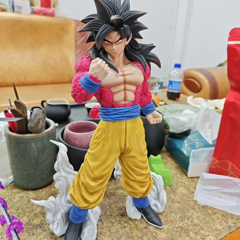 

30cm Goku Dragon Ball Figure SSJ4 Son Goku Action Figure GK Super Saiyan 4 Anime PVC Statue Collection Model Toys Children Gifts