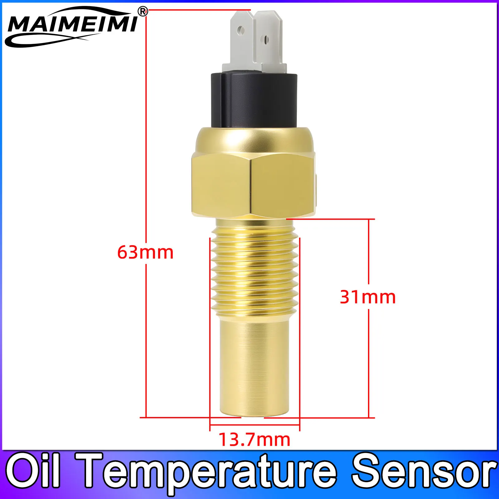 

12 В датчик температуры масла гоночный автомобиль датчик температуры масла датчик температуры воды датчик температуры воды датчик 301-22 Ом M14X1.5