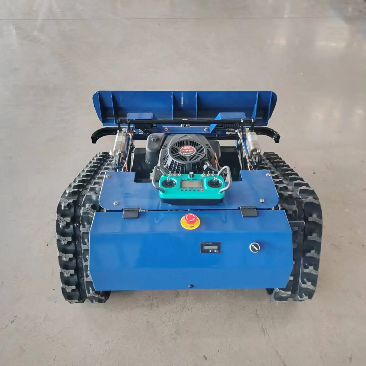 جزازة العشب بجهاز التحكم عن بعد 500 مم مع ميزة التسلق التلقائي، مزيل أعشاب الحديقة عالي الكفاءة للاستخدام المنزلي، مجرفة الثلج