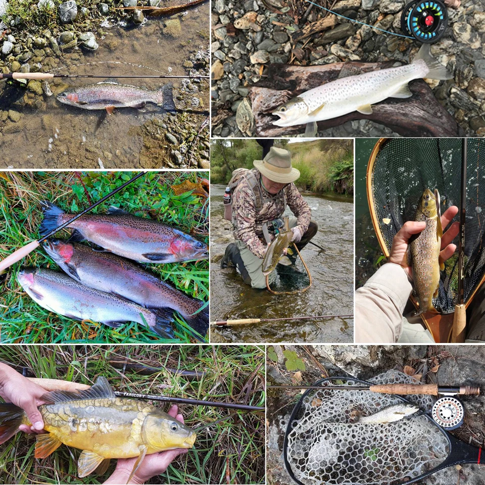 Maximumcatch Farglory 9-11FT 3WT/4WT/5WT 4-5Sec Średnio szybka wędka muchowa nimfa z dodatkową sekcją przedłużającą Wędka muchowa — zdjęcie 7