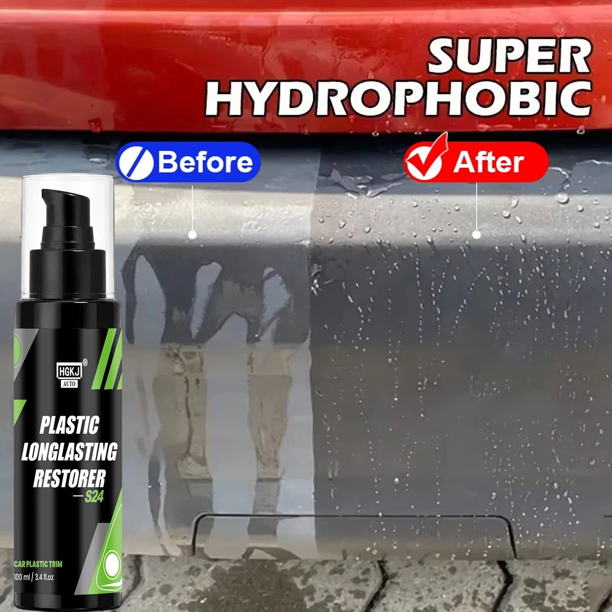طقم سائل ترميم البلاستيك طويل  - مراجعة Trim Restorer Plastic وسعره