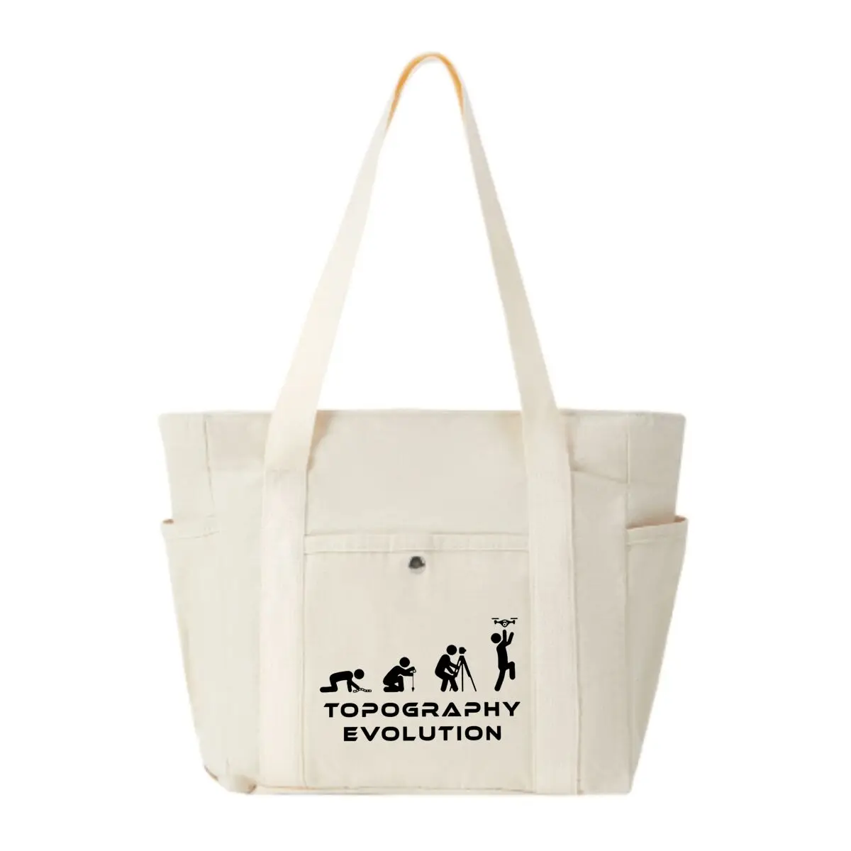 

Topography Evolution Design Shoulder Bag with Multiple Pockets for Daily Travel