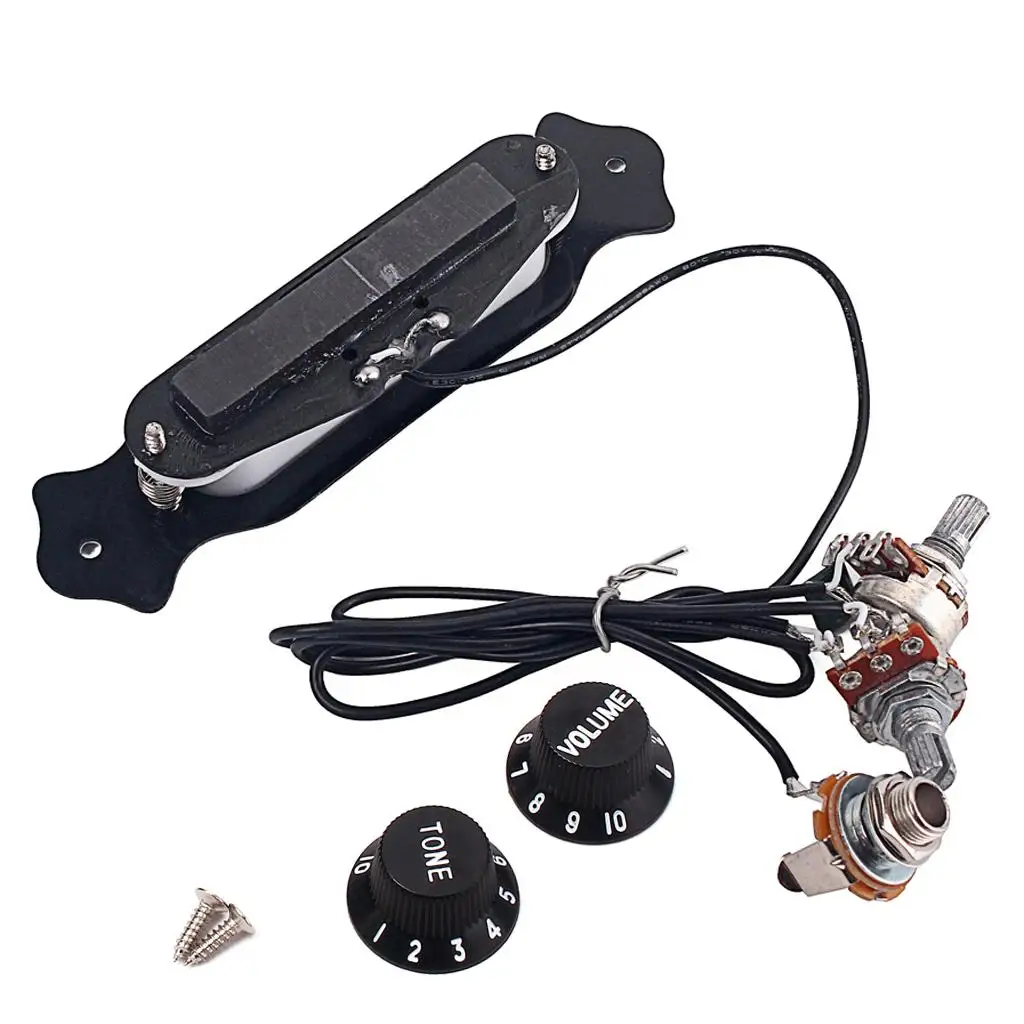 Passive Active Switch Guitar Sound Pickup Plate Sensor for Acoustic Electric Guitar Accessories Parts and Installation