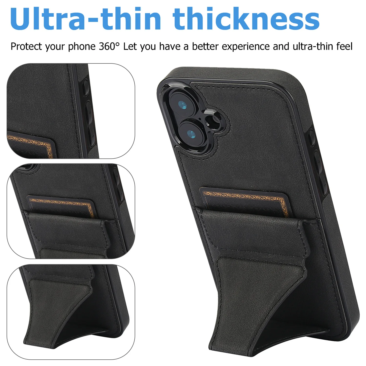 Detachable Leather Case For Samsung Galaxy S26 S25 Ultra S24 Plus S22 S21 FE A55 A35 A16 A36 A56 A15 A14 Card Wallet Phone Bag