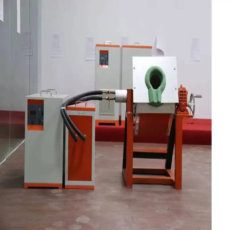 

10-100KG Induction Melting Furnace Aluminum Scrap Metal Melting Furnace Hot Working For Melting Furnace Factory Supplies Fast