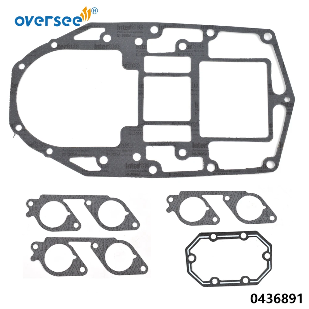 0436891 Power Head Gasket Set for Evinrude Johnson OMC BRP 185HP-225HP V6 436891 777469 0777469 18-4323