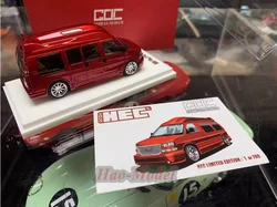 GOC GMC 1/64 For savana RV nanny Car Model Alloy Diecast Simulation Kids Toys Boys Birthday Gifts Hobby Display Collection
