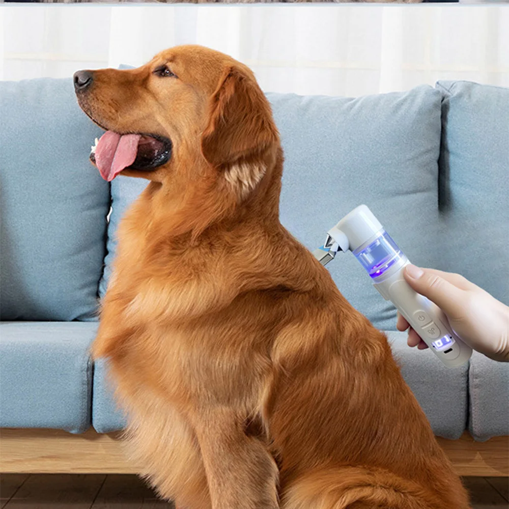 2-in-1 electric pet lice remover cat and dog hair comb flea catcher external insect repellent pet cleaning supplies view 3