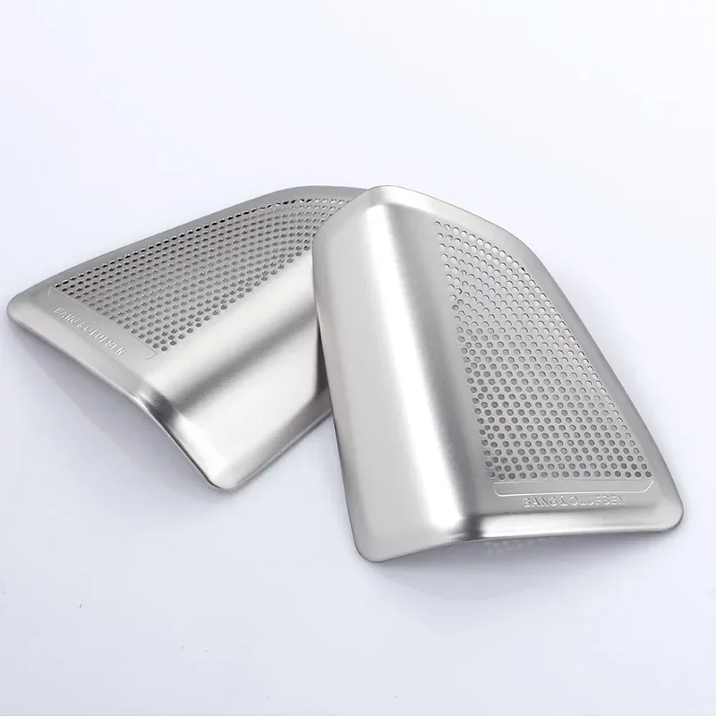 For BMW X5 F15 2014-2018  Car Styling Stainless Steel Car Audio Speaker Tweeters Cover Trim Stickers Car Accessories