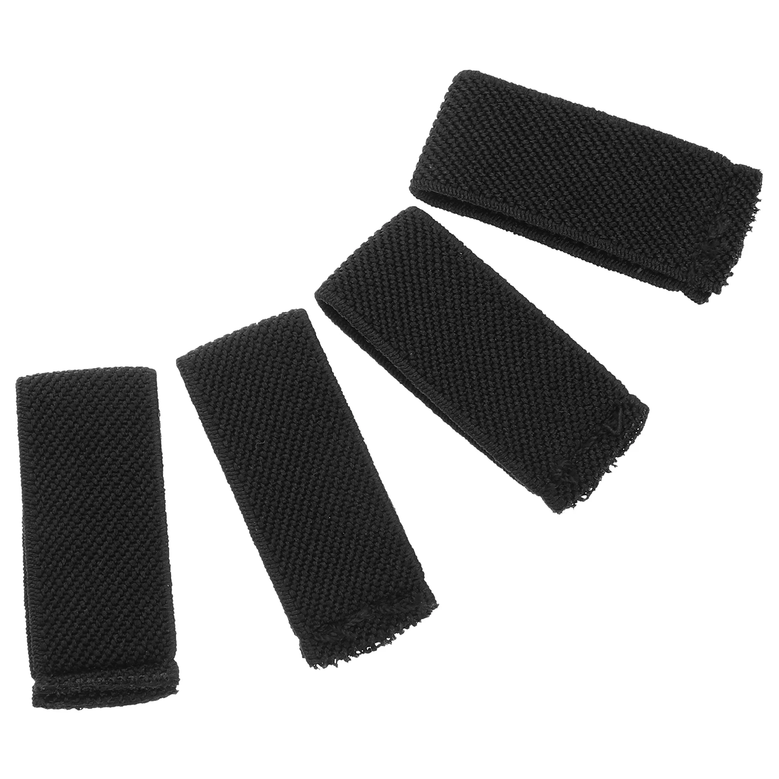 

4 Pcs Belt Keepers Webbing Strap Retainers Elastic Loop for Duty Belt Mens Nylon Black Multicolor Adjustable Hunting Supplies
