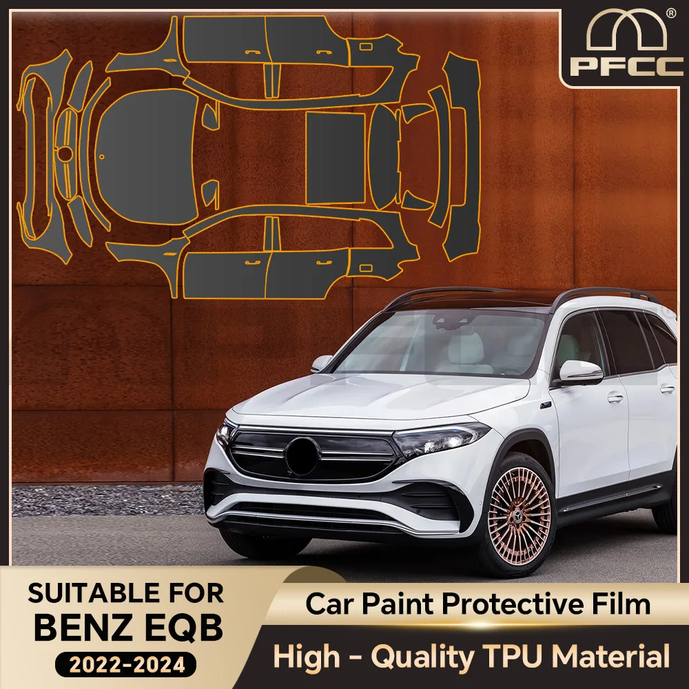 

For Mercedes Benz EQB 2022 2023 2024 TPU Paint Protection Film Pre-cut PPF Car Body Anti-Scratch Kit Clear Bra Resistant Cover