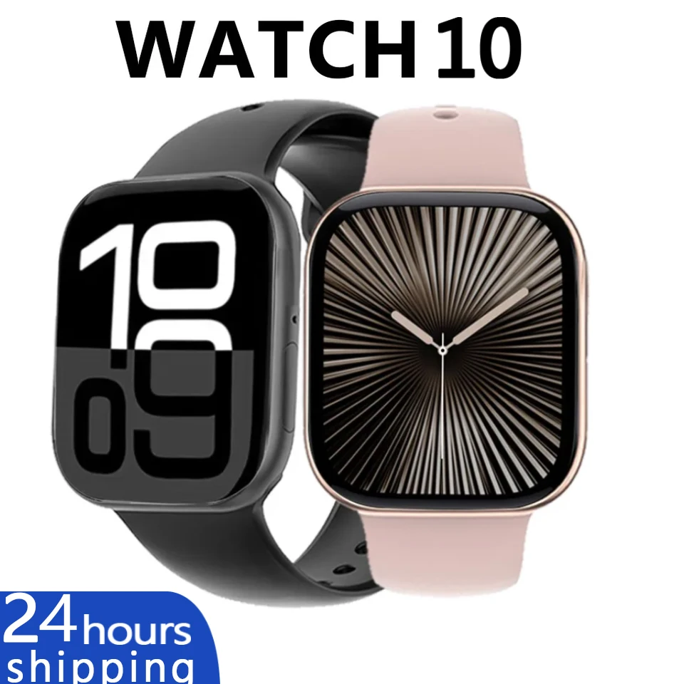 ساعة ذكية GPS للرجال لساعة Apple Watch 10 Series Always On Display درجة حرارة الجسم BT Call NFC ساعة ذكية للنساء لنظام IOS وأندرويد