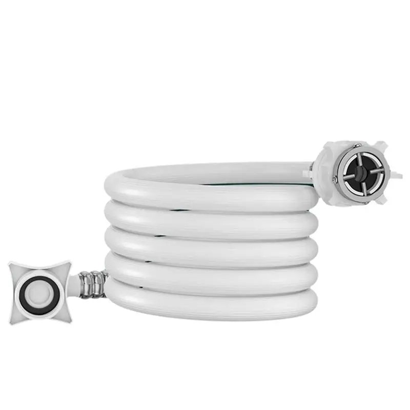 B02C-The Water Inlet Pipe Of Washing Machine Is Connected With Faucet, And The Universal Hose For Water Injection Lengthened