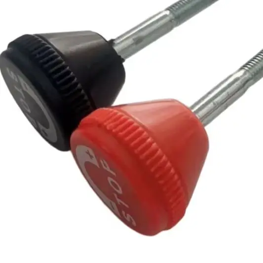 

-Universal Exercise Bike Brake Lever Knob Assembly21cm Resistance Knob Precision Braking Stable Response Ergonomic Grip One-Hand