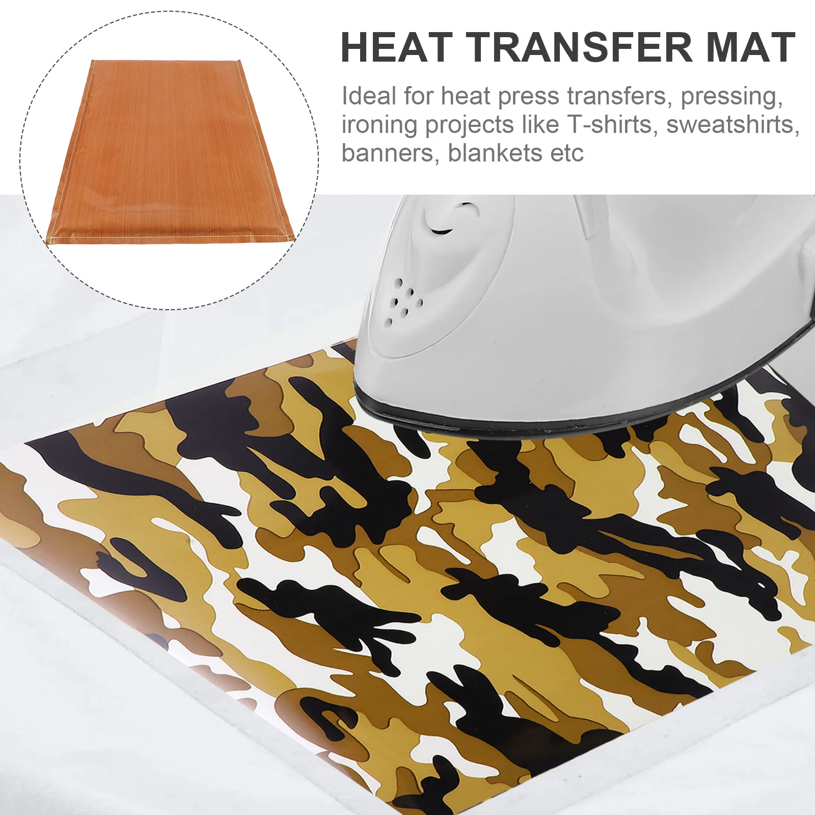 

Insulation Pads Press Reusable Ironing Mat Heat Craft Pressing Transfer Non Stick