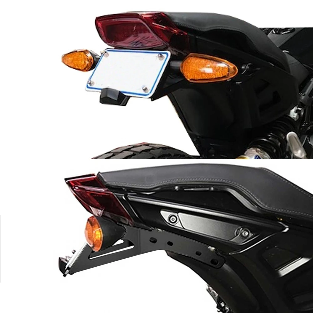 2023 New Motorcycle License Plate Holder Bracket Rear Tail Tidy Fender Eliminator Kit For Indian FTR1200 FTR 1200 2019-2021 2022