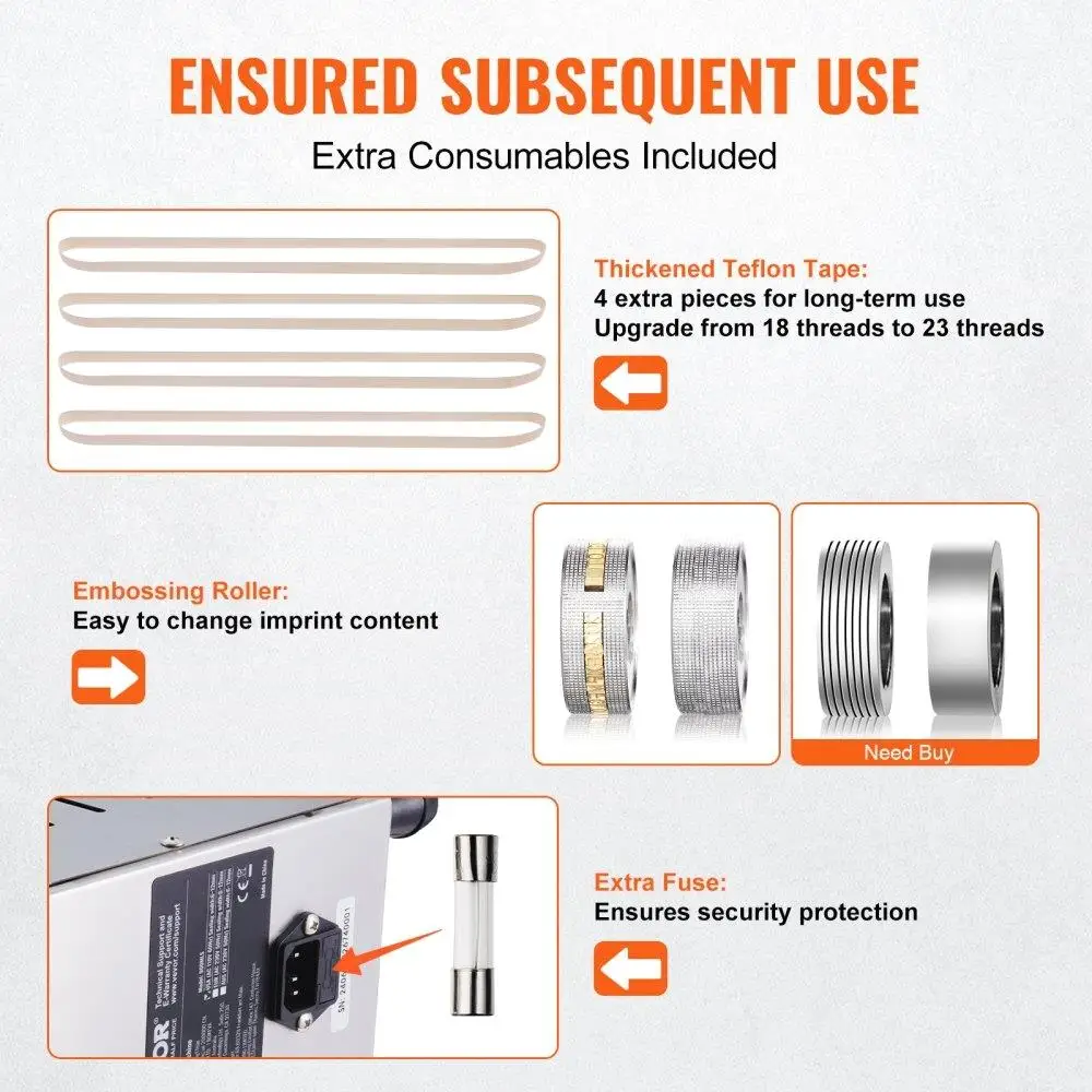 Continuous Bag Sealing Machine Vertical Band Sealer Stainless Steel Heavy Duty