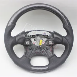 Replacement Real Carbon Fiber Steering Wheel with Leather for VW Volkswagen Golf 3 Mk3 JETTA