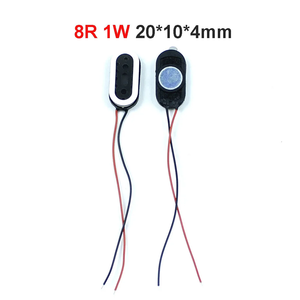 2pcs Loudspeaker With Wire 8R 0.5W 1.5W 1W Diameter 10mm 15mm 20mm 22mm 30mm Buzzer speaker 8mm Headphone Speaker