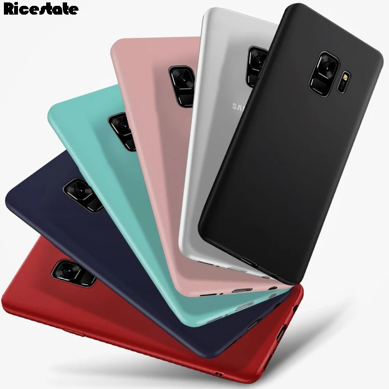 Ricestate Shockproof Armor Cover Case for Samsung S9 S9 Plus Coque Soft Silicon TPU Case For Samsung Galaxy S9 S9Plus Fundas