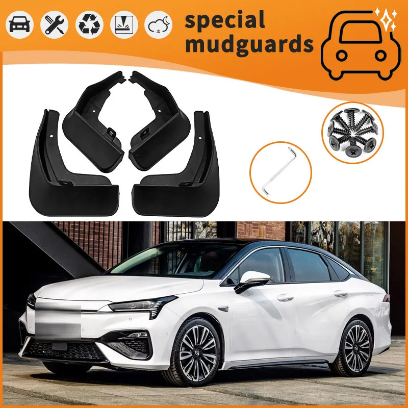 

For 20-21 models of GAC Aion S Mudguards Fender Mudflaps Front Rear Flares Splash Guards Cover Car Accessorie