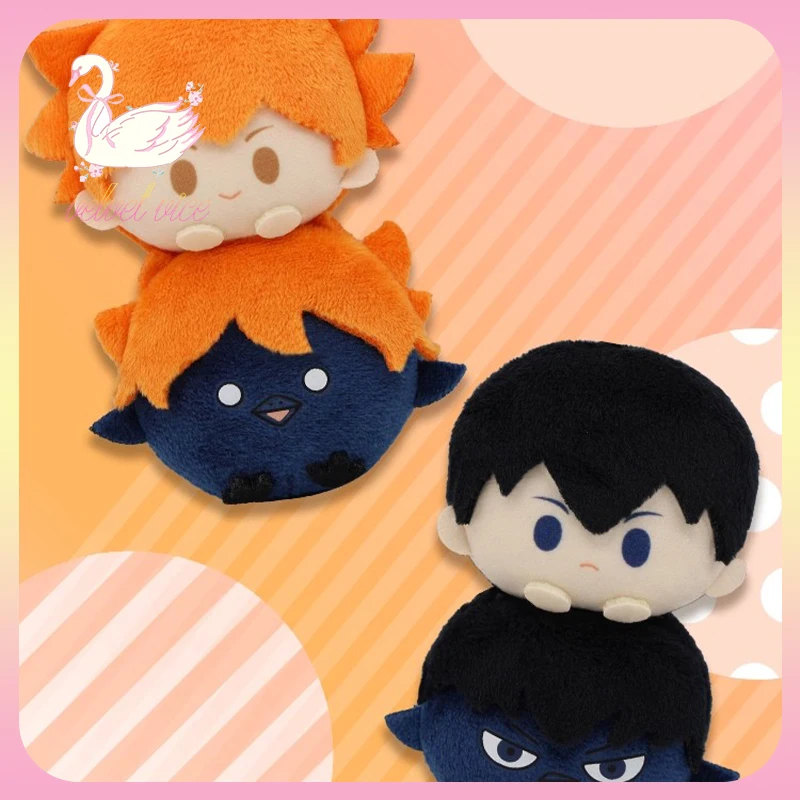

Original Nullset Haikyu!! Stack On Head Series Plush Pendant Hinata Kageyama Animation Peripheral Acg Toy Figure Collection Gift