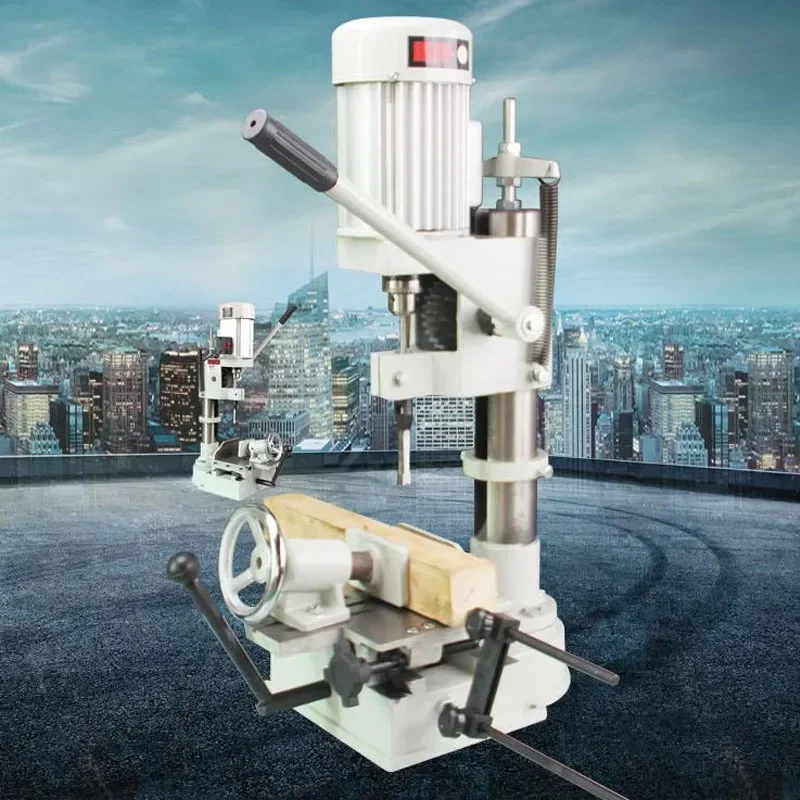 New Woodworking Square Tenoning Machine Square Hole Tenoning Machine Multifunctional Household Bench Drill Tenon Dril