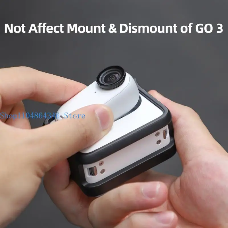 5asd Replacement Frame Cage Case for Insta 360 GO 3 Protective Durable Housing Case