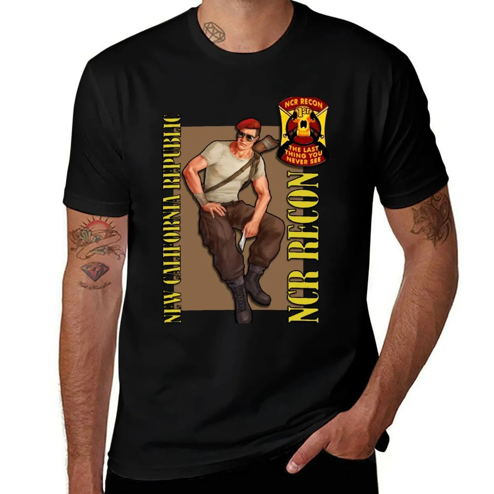 Craig Boone NCR FIRST RECON T-Shirt Holiday Party for Men T-Shirt