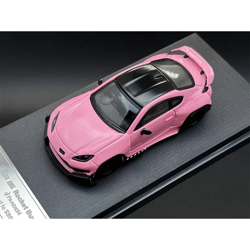 In Stock Fuji 1:64 Pandem GR86 MK2 Rocket Bunny Diecast Diorama Car Model Collection Miniature Toy