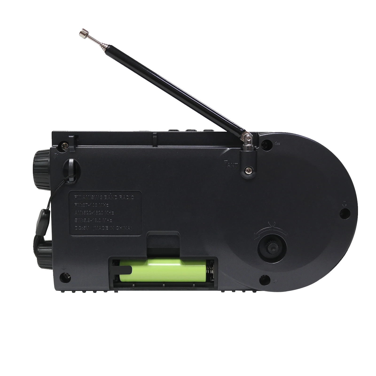 Kompakter Retro-FM/AM-Radioempfänger mit externem Wecker, Multibandradio, unterstützt USB-Verbindung