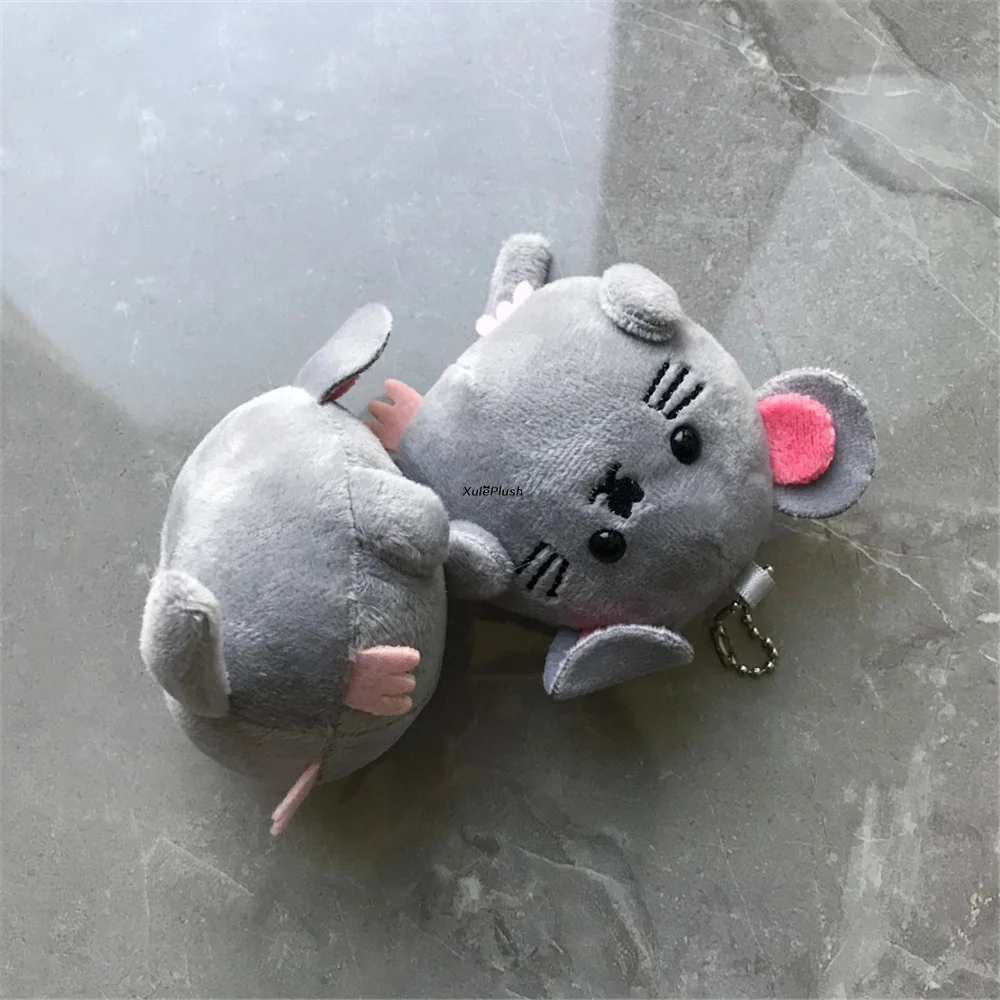 Small 8CM Approx. Mouse Plush Toy , Stuffed TOY , Key Chain Mouse Wedding Gift