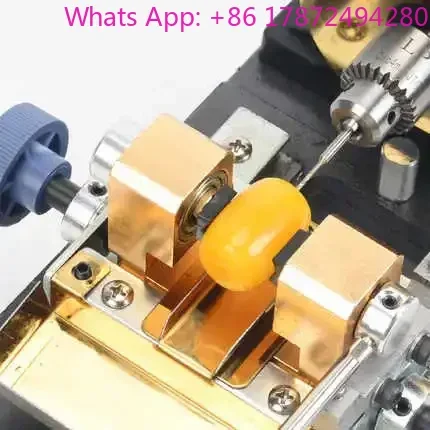 /Semi‑Automatic Pearl Bead Punching Drilling Machine, Full Set Jewelry Punch Engraving Tool