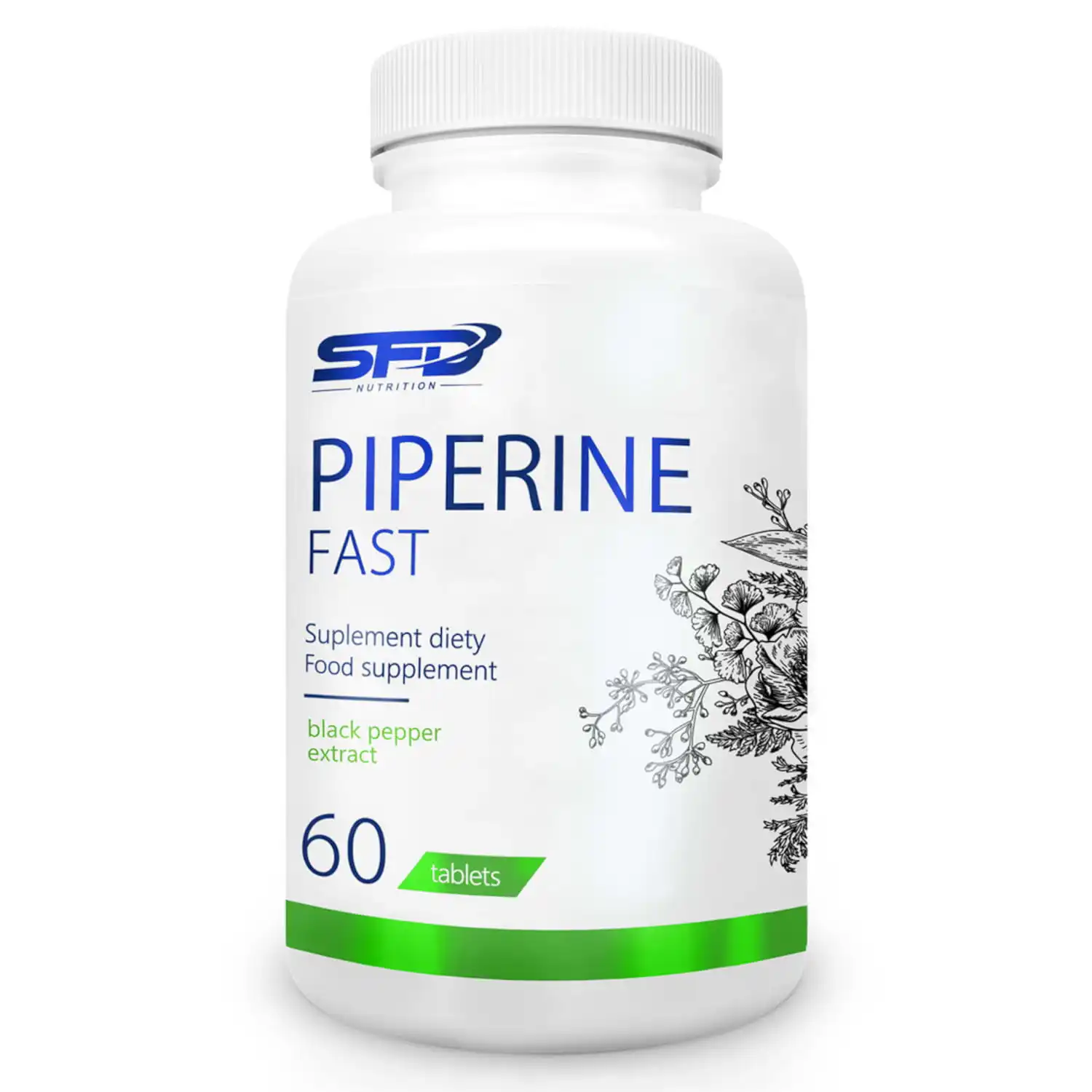 سريع Piperine SFD 60Tab ، SFD