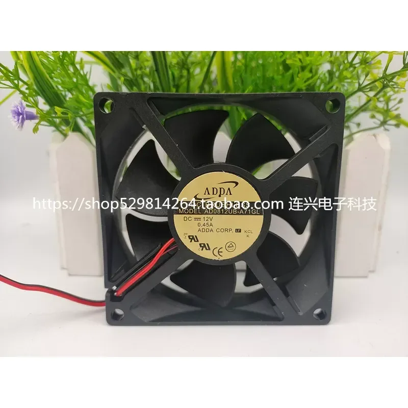 for ADDA Xiexi AD0812UB-A71GL 8025 12V 0.45A Large Air Volume Inverter Cooling Fan