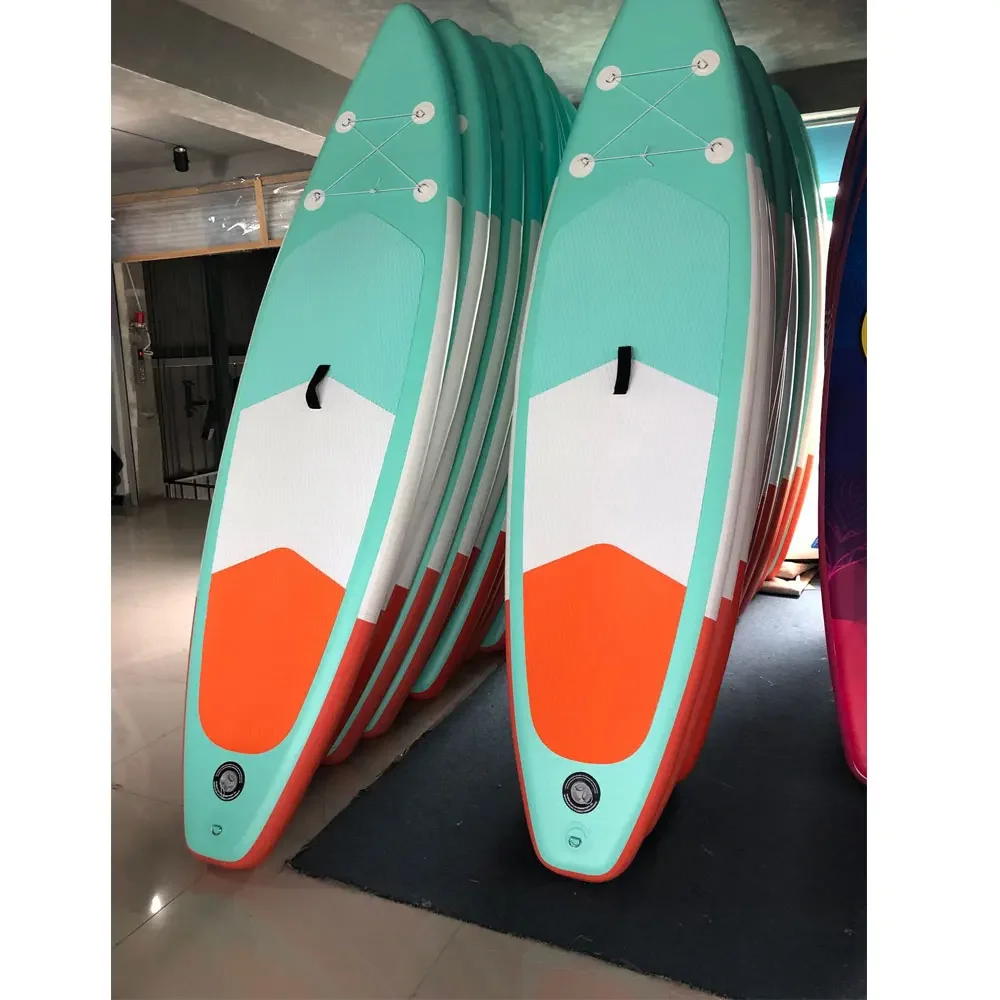 for 10'X30''X6' Water Sports Inflatable Surf Paddle Board Double Layer Wholesale Pvc All Round Surfboard