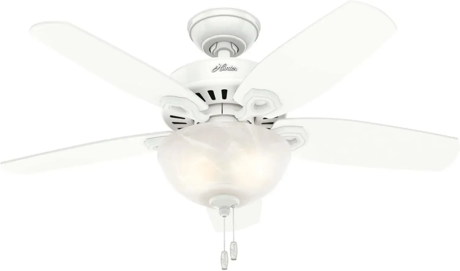 

Fan Company, 52217, 42 inch Builder Snow White Ceiling Fan with LED Light Kit and Pull Chain