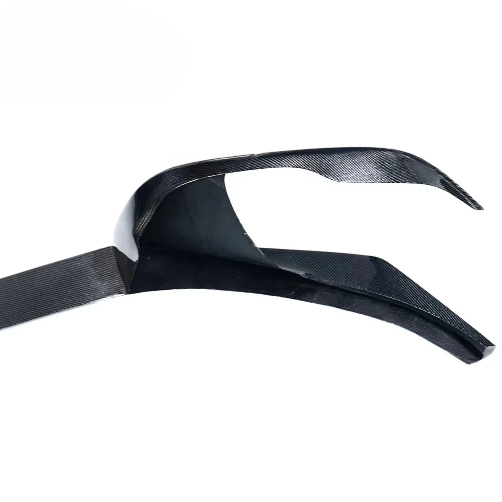 طقم الجسم الأمامي من ألياف الكربون الشفة الأمامية لـ I8 #6