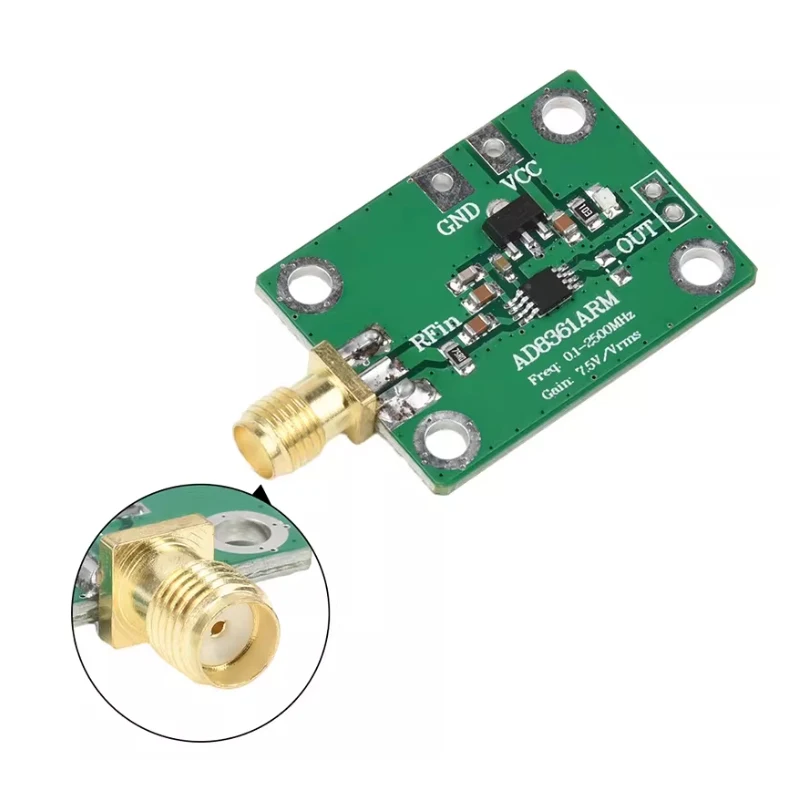 AD8361 DC2.7-5.5V RF power meter true effective value detection module AM detector amplitude detection module