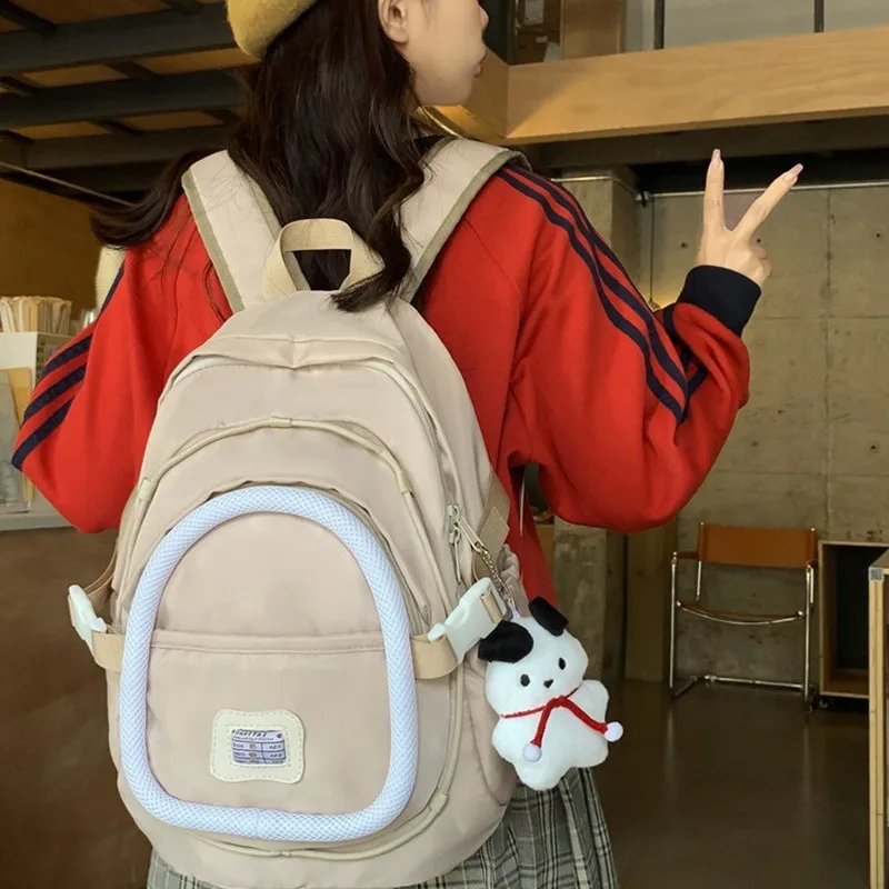 

Japanese Instagram schoolbag for women, versatile middle school backpack for women, Korean fashion college backpack for women