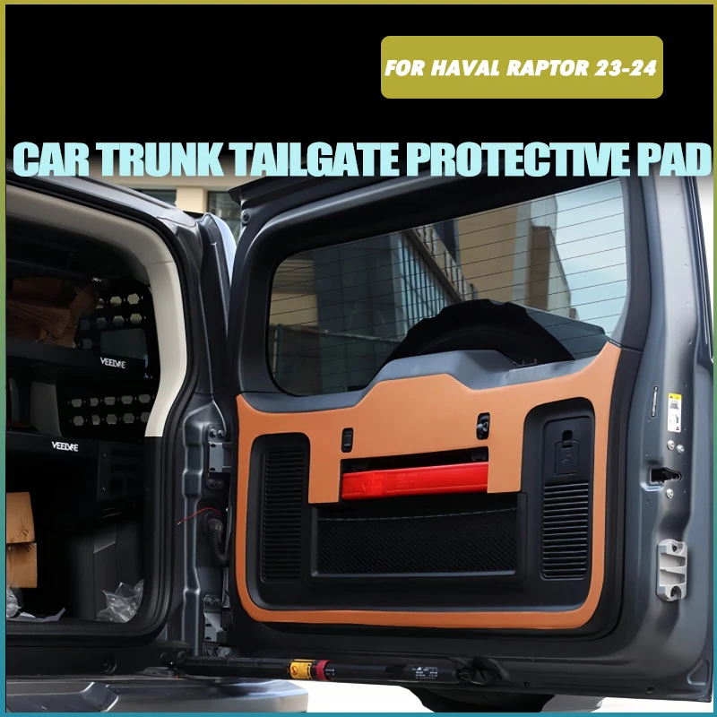 

Car Trunk Tailgate Protective Pad Fit for Haval Raptor 2023-2024 Modified Auto Tailgate Decorative Sticker Interior Accessories