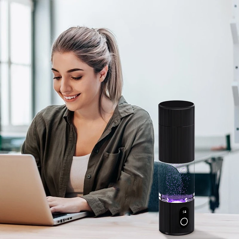 Portable 6000ppb Hydrogen Rich Water Generator 230ml H2O Cup Electric 230ml Hydrogen Water Bottle Household Use