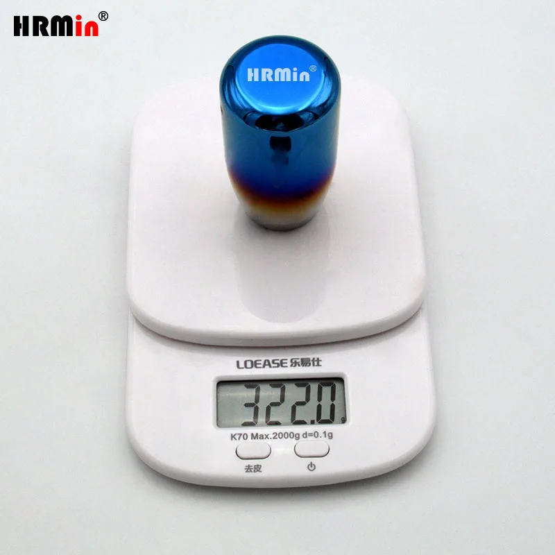 

HRMin Gr.5 titanium gear shift knob M10*1.25mm for Mitsubishi Mazda Infiniti Nissan Hyundai racing car