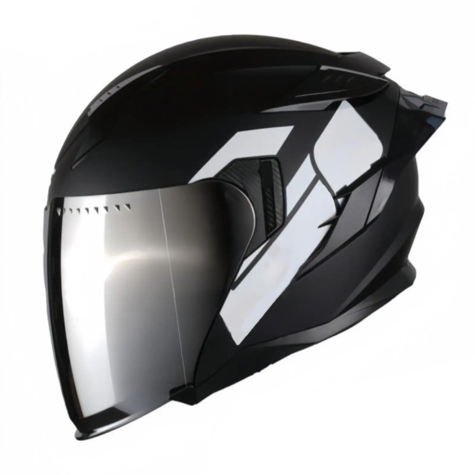 2Pcs Half Helmet Visor Base Open Face Helmet Base Plate Repair Parts Lens Fixing Holder for 708 with Screws Motorcycle
